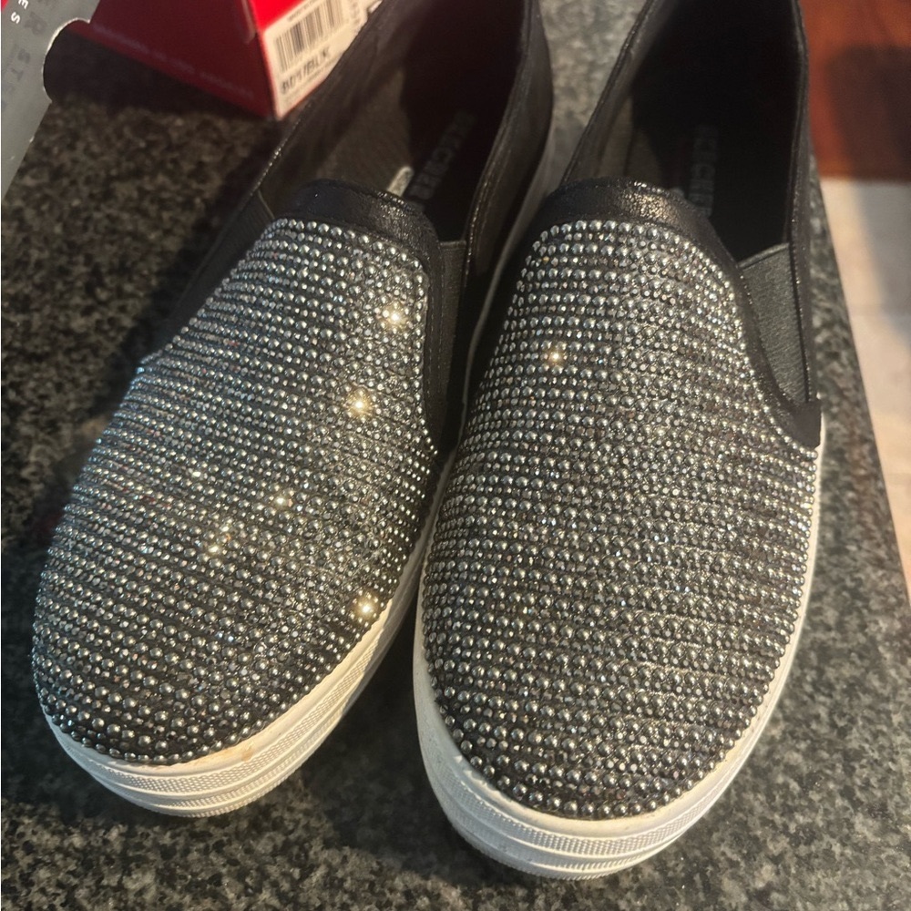 Skechers Street Sparkle Black Women's Sneakers